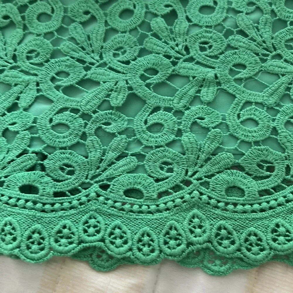 Lauren Ralph Lauren green lace dress. 10P - Picture 5 of 8